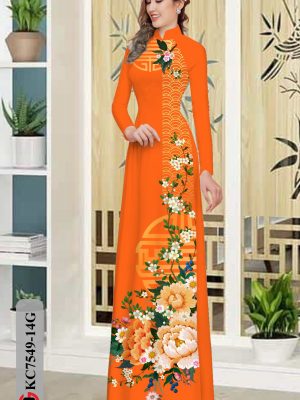 Vải áo dài hoa cẩm chướng thiết kế 2020 AD KC7549 19 1604549768 715 Vai ao dai hoa cam chuong thiet ke 2020 AD
