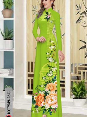 Vải áo dài hoa cẩm chướng thiết kế 2020 AD KC7549 20 1604549768 881 Vai ao dai hoa cam chuong thiet ke 2020 AD