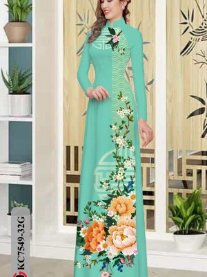 Vải áo dài hoa cẩm chướng thiết kế 2020 AD KC7549 21 1604549769 315 Vai ao dai hoa cam chuong thiet ke 2020 AD