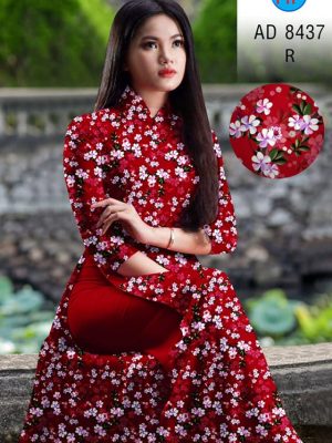 Vải áo dài hoa nhí kiểu mới AD 8437 23 1604549984 0 Vai ao dai hoa nhi kieu moi AD 8437