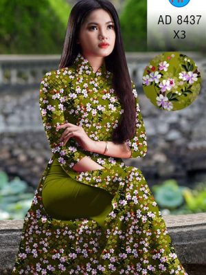 Vải áo dài hoa nhí kiểu mới AD 8437 21 1604549984 933 Vai ao dai hoa nhi kieu moi AD 8437