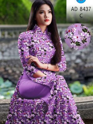 Vải áo dài hoa nhí kiểu mới AD 8437 20 1604549984 973 Vai ao dai hoa nhi kieu moi AD 8437