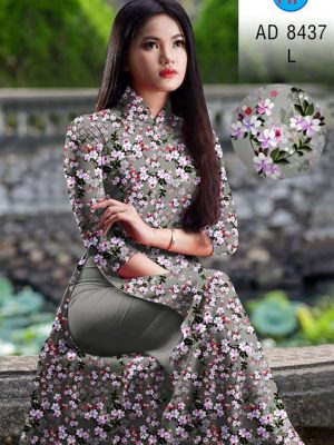 Vải áo dài hoa nhí kiểu mới AD 8437 28 1604549985 116 Vai ao dai hoa nhi kieu moi AD 8437