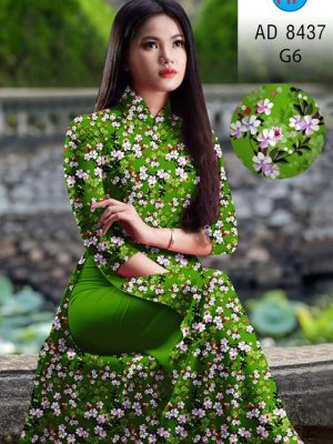 Vải áo dài hoa nhí kiểu mới AD 8437 31 1604549986 176 Vai ao dai hoa nhi kieu moi AD 8437