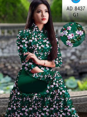 Vải áo dài hoa nhí kiểu mới AD 8437 30 1604549986 872 Vai ao dai hoa nhi kieu moi AD 8437