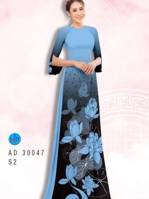 Vải áo dài hoa sen thiết kế 2020 AD 30047 22 1604721836 158 Vai ao dai hoa sen thiet ke 2020 AD 30047