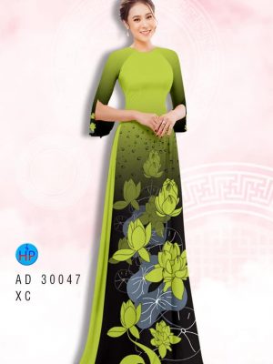 Vải áo dài hoa sen thiết kế 2020 AD 30047 20 1604721836 259 Vai ao dai hoa sen thiet ke 2020 AD 30047