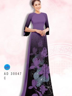 Vải áo dài hoa sen thiết kế 2020 AD 30047 32 1604721838 82 Vai ao dai hoa sen thiet ke 2020 AD 30047