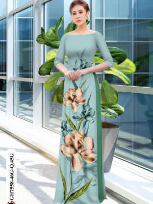 Vải áo dài hoa in 3D thiết kế 2020 AD GH7558 18 1604725408 848 Vai ao dai hoa in 3D thiet ke 2020 AD