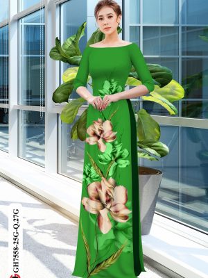Vải áo dài hoa in 3D thiết kế 2020 AD GH7558 22 1604725409 310 Vai ao dai hoa in 3D thiet ke 2020 AD