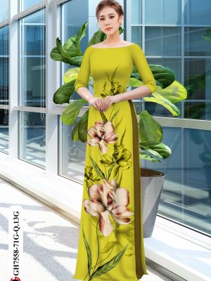 Vải áo dài hoa in 3D thiết kế 2020 AD GH7558 21 1604725409 890 Vai ao dai hoa in 3D thiet ke 2020 AD