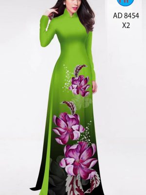 Vải áo dài hoa in 3D kiểu mới AD 8454 25 1604725643 823 Vai ao dai hoa in 3D kieu moi AD 8454