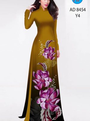 Vải áo dài hoa in 3D kiểu mới AD 8454 34 1604725646 898 Vai ao dai hoa in 3D kieu moi AD 8454