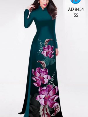 Vải áo dài hoa in 3D kiểu mới AD 8454 35 1604725646 988 Vai ao dai hoa in 3D kieu moi AD 8454