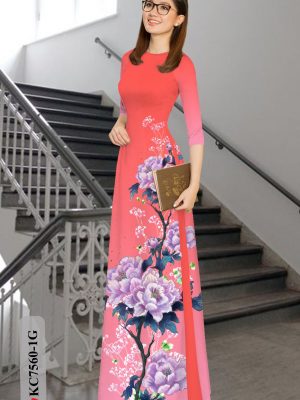 Vải áo dài hoa in 3D thiết kế 2020 AD KC7560 17 1604726316 355 Vai ao dai hoa in 3D thiet ke 2020 AD