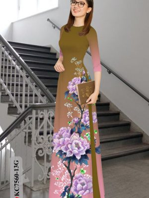 Vải áo dài hoa in 3D thiết kế 2020 AD KC7560 18 1604726316 855 Vai ao dai hoa in 3D thiet ke 2020 AD