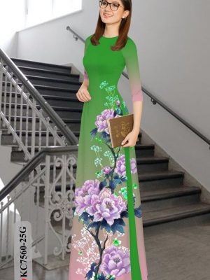 Vải áo dài hoa in 3D thiết kế 2020 AD KC7560 21 1604726317 292 Vai ao dai hoa in 3D thiet ke 2020 AD