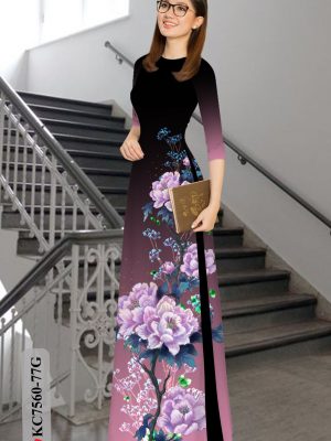 Vải áo dài hoa in 3D thiết kế 2020 AD KC7560 27 1604726318 407 Vai ao dai hoa in 3D thiet ke 2020 AD