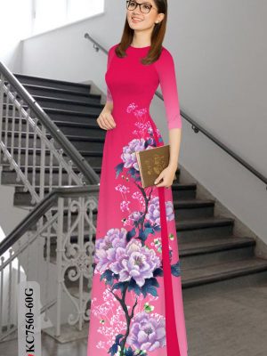 Vải áo dài hoa in 3D thiết kế 2020 AD KC7560 29 1604726318 613 Vai ao dai hoa in 3D thiet ke 2020 AD