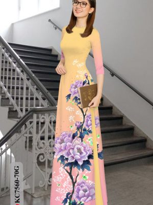 Vải áo dài hoa in 3D thiết kế 2020 AD KC7560 26 1604726318 718 Vai ao dai hoa in 3D thiet ke 2020 AD