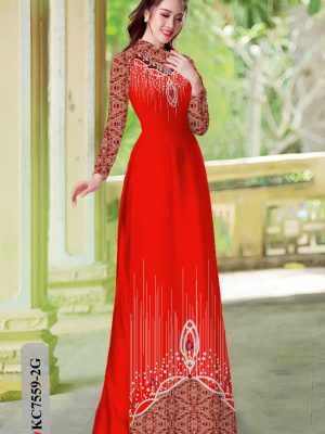 Vải áo dài hoa văn độc đáo kiểu mới AD KC7559 17 1604726505 295 Vai ao dai hoa van doc dao kieu moi AD