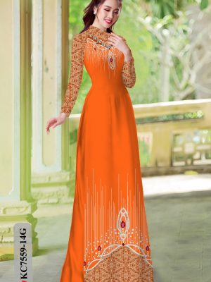 Vải áo dài hoa văn độc đáo kiểu mới AD KC7559 20 1604726505 694 Vai ao dai hoa van doc dao kieu moi AD
