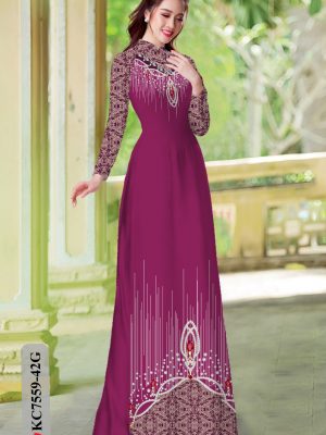 Vải áo dài hoa văn độc đáo kiểu mới AD KC7559 24 1604726506 952 Vai ao dai hoa van doc dao kieu moi AD