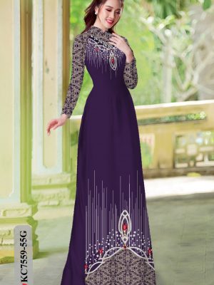 Vải áo dài hoa văn độc đáo kiểu mới AD KC7559 27 1604726507 162 Vai ao dai hoa van doc dao kieu moi AD