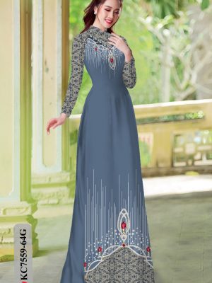 Vải áo dài hoa văn độc đáo kiểu mới AD KC7559 29 1604726507 455 Vai ao dai hoa van doc dao kieu moi AD