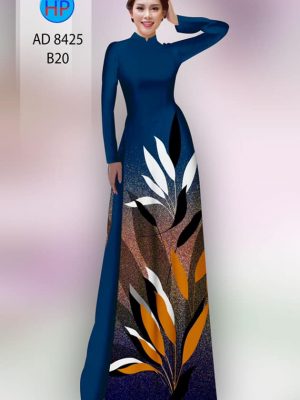 Vải áo dài in hình lá mới ra AD 8425 23 1604727360 447 Vai ao dai in hinh la moi ra AD 8425