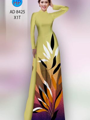 Vải áo dài in hình lá mới ra AD 8425 27 1604727360 878 Vai ao dai in hinh la moi ra AD 8425