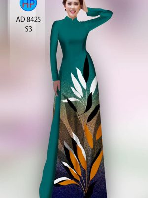 Vải áo dài in hình lá mới ra AD 8425 29 1604727361 156 Vai ao dai in hinh la moi ra AD 8425