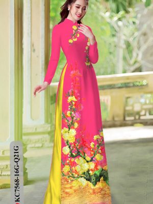 Vải áo dài hoa in 3D mới ra AD KC7568 18 1604727767 490 Vai ao dai hoa in 3D moi ra AD KC7568