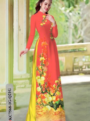 Vải áo dài hoa in 3D mới ra AD KC7568 17 1604727767 72 Vai ao dai hoa in 3D moi ra AD KC7568