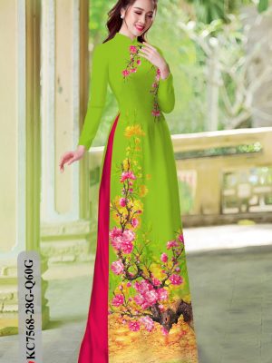 Vải áo dài hoa in 3D mới ra AD KC7568 20 1604727768 279 Vai ao dai hoa in 3D moi ra AD KC7568