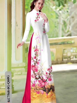 Vải áo dài hoa in 3D mới ra AD KC7568 22 1604727768 883 Vai ao dai hoa in 3D moi ra AD KC7568