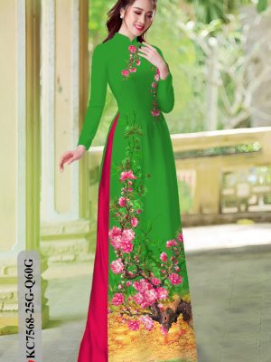 Vải áo dài hoa in 3D mới ra AD KC7568 29 1604727769 378 Vai ao dai hoa in 3D moi ra AD KC7568