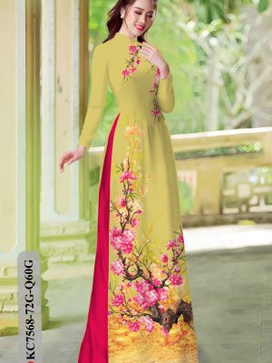 Vải áo dài hoa in 3D mới ra AD KC7568 25 1604727769 772 Vai ao dai hoa in 3D moi ra AD KC7568