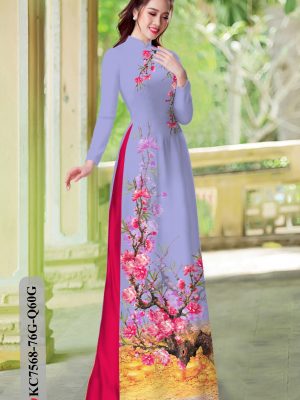 Vải áo dài hoa in 3D mới ra AD KC7568 26 1604727769 812 Vai ao dai hoa in 3D moi ra AD KC7568