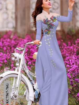 Vải áo dài in hình lá mới ra AD KC7567 21 1604728026 372 Vai ao dai in hinh la moi ra AD KC7567