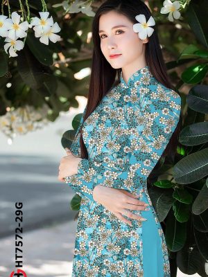 Vải Áo Dài Hoa Đều kiểu mới AD HT7572 25 1604904941 593 Vai Ao Dai Hoa Deu kieu moi AD HT7572