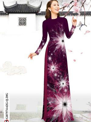 Vải Áo Dài Hoa In 3D thiết kế 2020 AD GH7574 29 1604905739 58 Vai Ao Dai Hoa In 3D thiet ke 2020 AD
