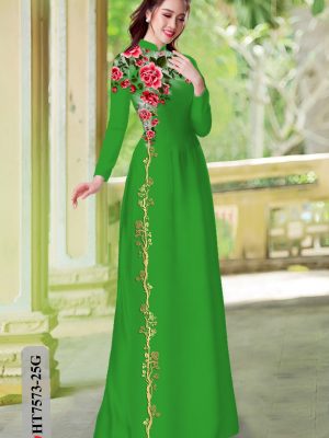 Vải Áo Dài Hoa Hồng kiểu mới AD HT7573 19 1604906367 208 Vai Ao Dai Hoa Hong kieu moi AD HT7573