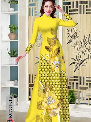 Vải Áo Dài Hoa In 3D mới ra AD KC7575 16 1604906649 506 Vai Ao Dai Hoa In 3D moi ra AD KC7575