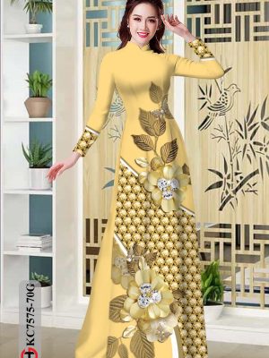 Vải Áo Dài Hoa In 3D mới ra AD KC7575 24 1604906651 169 Vai Ao Dai Hoa In 3D moi ra AD KC7575