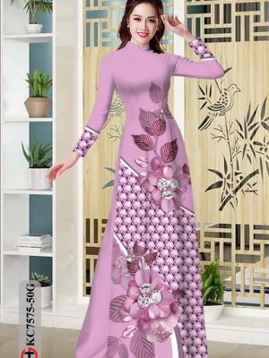 Vải Áo Dài Hoa In 3D mới ra AD KC7575 21 1604906651 172 Vai Ao Dai Hoa In 3D moi ra AD KC7575