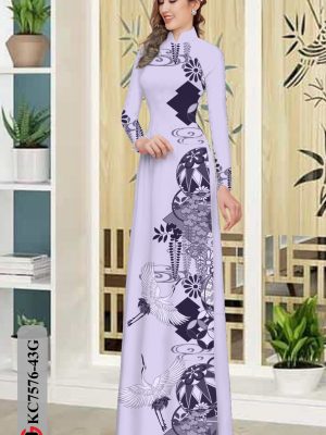 Vải Áo Dài Chim Hạc kiểu mới AD KC7576 21 1604906820 790 Vai Ao Dai Chim Hac kieu moi AD KC7576