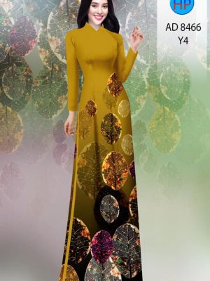 Vải Áo Dài Hình Lá kiểu mới AD 8466 35 1604907111 219 Vai Ao Dai Hinh La kieu moi AD 8466