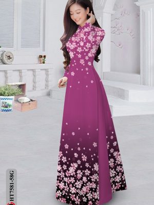 Vải Áo Dài Hoa In 3D kiểu mới AD HT7581 17 1605082909 943 Vai Ao Dai Hoa In 3D kieu moi AD HT7581