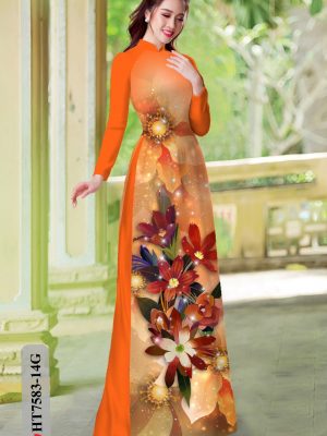 Vải Áo Dài Hoa In 3D thiết kế 2020 AD HT7583 18 1605083374 240 Vai Ao Dai Hoa In 3D thiet ke 2020 AD
